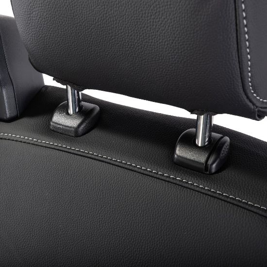 Picture of UK Custom Covers Ford Transit Custom Seat Covers Tailored Leatherette (2023+) - Double Bentley Stitch | SC1273B