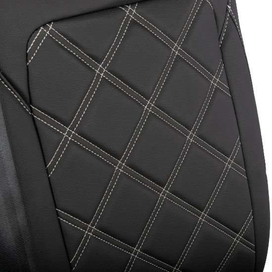 Picture of UK Custom Covers Ford Transit Custom Seat Covers Tailored Leatherette (2023+) - Double Bentley Stitch | SC1273B