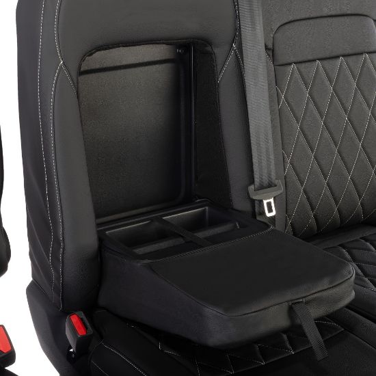 Picture of UK Custom Covers Ford Transit Custom Seat Covers Tailored Leatherette (2023+) - Single Bentley Stitch | SC1274B