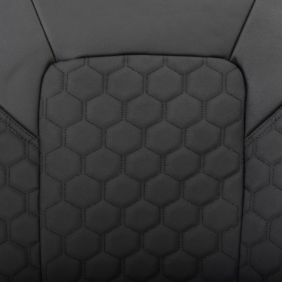 Picture of UK Custom Covers Ford Transit Custom Seat Covers Tailored Leatherette (2023+) - Honeycomb Stitch | SC1279B
