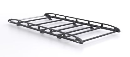 Rhino KammRack Black Roof Rack 3.0m long x 1.4m wide for Mercedes Vito 2015-Onwards | L1 | H1 | Twin Rear Doors