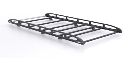 Rhino KammRack Black Roof Rack 3.0m long x 1.4m wide for Mercedes Vito 2015-Onwards | L1 | H1 | Twin Rear Doors