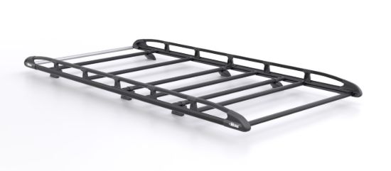 Rhino KammRack Black Roof Rack 3.0m long x 1.4m wide for Mercedes Vito 2015-Onwards | L2 | H1 | Tailgate