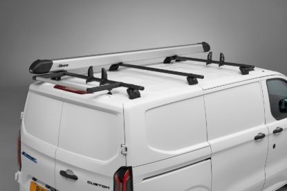 RP31 silver pipetube on van roof from rear