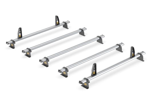 Van Guard ULTI Bar+ (Aluminium) - 5 Roof Bars for Renault Master 2025-Onwards | L3 | H2