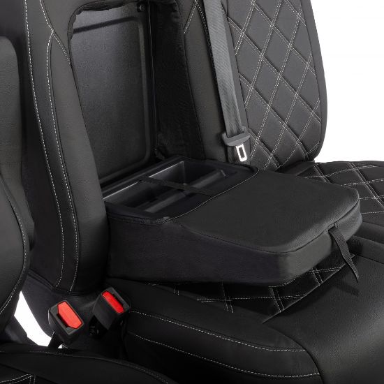 Picture of UK Custom Covers Ford Transit Custom Seat Covers Tailored Leatherette (2023+) - Double Bentley Stitch | SC1273B