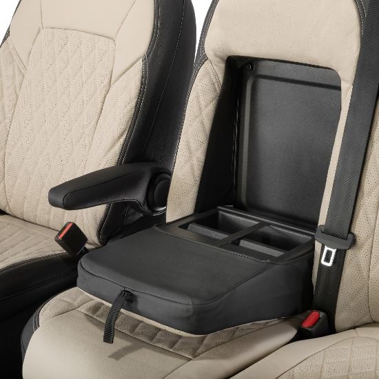 Picture of UK Custom Covers Ford Transit Custom Seat Covers Tailored Leatherette (2023+) - Diamond - 2 Tone | SC1277B