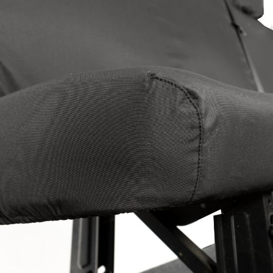 Picture of UK Custom Covers Ford Transit Custom Seat Covers Cotton-Backed PU (2023+) - Rear / Black | SC131B