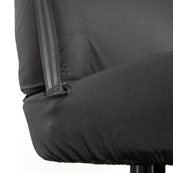 Picture of UK Custom Covers Ford Transit Custom Seat Covers Cotton-Backed PU (2023+) - Rear / Black | SC131B