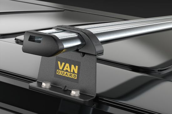 Picture of Van Guard 3 ULTI Bar Trade(Steel) Roof Bars with Roller Bundle for Ford Transit Custom 2023-Onwards | L1 | H1 | Twin Rear Doors | SB348-3-L1#VGR-09