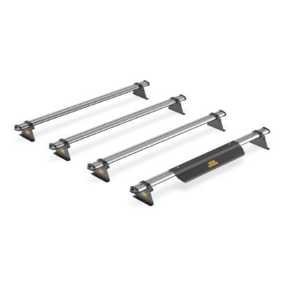 Picture of Van Guard ULTI Bar Trade (Steel) - 4 Roof Bars for Renault Trafic 2014-Onwards with Roller Bundle | L1, L2 | H1 | Tailgate | SB315-4#VGR-30