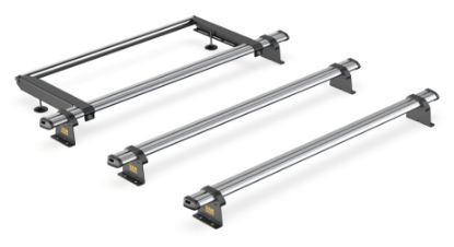 Van Guard ULTI Bar Trade (Steel) - 3 Roof Bars for Nissan Townstar 2022-Onwards with Roller Bundle | L1, L2 | H1 | Twin Rear Doors