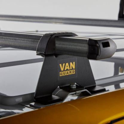 Picture of Van Guard ULTI Bar Trade (Steel) - 5 Roof Bars for Renault Master 2025-Onwards with Roller Bundle | L3 | H2 | Twin Rear Doors | SB350-5#VGR-35