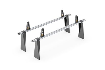 Picture of Van Guard ULTI Bar+ (Aluminium) - 2 Roof Bars for Ford Transit 2000-2014 with Roller Bundle | L2, L3, L4 | H3 | VG154-2#VGR-19