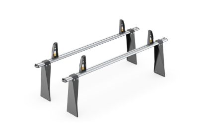 Picture of Van Guard ULTI Bar+ (Aluminium) - 2 Roof Bars for Ford Transit 2000-2014 with Roller Bundle | L2, L3, L4 | H3 | VG154-2#VGR-19