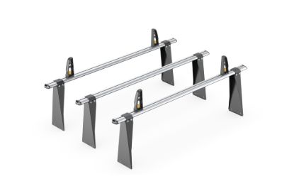Picture of Van Guard ULTI Bar+ (Aluminium) - 3 Roof Bars for Ford Transit 2000-2014 with Roller Bundle | L2, L3, L4 | H3 | VG154-3#VGR-19