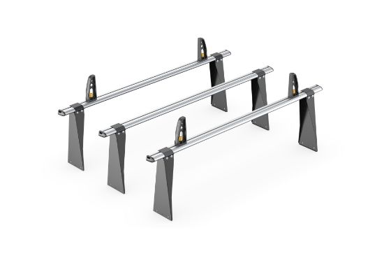 Picture of Van Guard ULTI Bar+ (Aluminium) - 3 Roof Bars for Ford Transit 2000-2014 with Roller Bundle | L2, L3, L4 | H3 | VG154-3#VGR-19