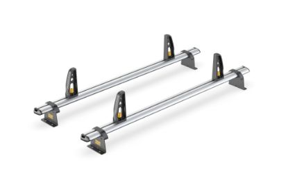 Picture of Van Guard ULTI Bar+ (Aluminium) - 2 Roof Bars for Mercedes Sprinter 2006-2018 with Roller Bundle | L2, L3, L4 | H2 | Twin Rear Doors | VG236-2#VGR-06