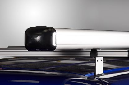 Picture of Van Guard 3 UltiBar+ Roof Bars with Roller and 3m Pipe Carrier Bundle for Ford Transit Custom 2013-2023 | L1, L2 | H1 | Twin Rear Doors | VG304-3#VGR-09#VG400-3