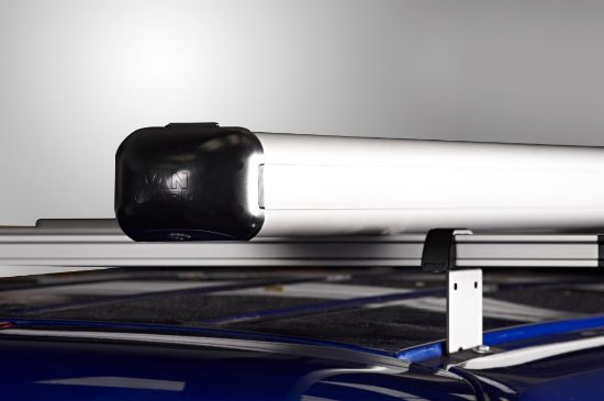 Picture of Van Guard 3 UltiBar+ Roof Bars with Roller and 3m Pipe Carrier Bundle for Ford Transit Custom 2013-2023 | L1, L2 | H1 | Twin Rear Doors | VG304-3#VGR-09#VG400-3