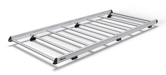 Rhino KammEdge Roof Rack 3.2m long x 1.6m wide - Fixed and T-Track for Volkswagen Crafter 2006-2017 | L1 | H1 | Twin Rear Doors