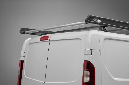 Picture of Rhino KammEdge Black Roof Rack 3.2m long x 1.7m wide for Toyota Proace Max 2024-Onwards | L2 | H2 | Twin Rear Doors | LB545