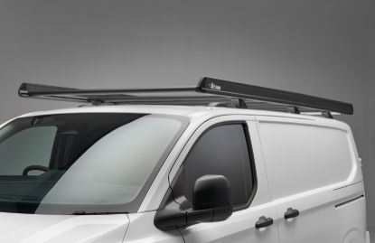 Picture of Rhino KammEdge Black Roof Rack 3.8m long x 1.6m wide for Renault Master 2010-2024 | L3 | H2 | Twin Rear Doors | LB606