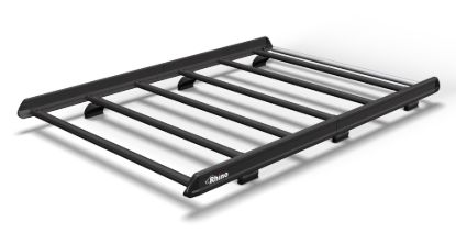 Rhino KammEdge Black Roof Rack 2.2m long x 1.25m wide for Vauxhall Combo 2018-Onwards | L1 | H1 | Twin Rear Doors