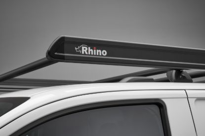 Picture of Rhino KammEdge Black Roof Rack 3.2m long x 1.6m wide for Renault Master 2024-Onwards | L2 | H2 | Twin Rear Doors | LB696