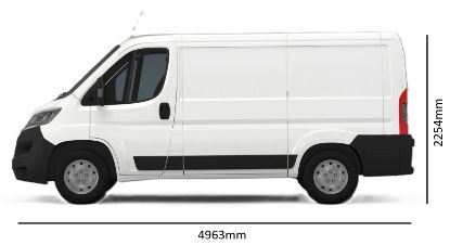 Picture of Rhino KammEdge Roof Rack 3.2m long x 1.7m wide for Citroen Relay 2006-Onwards | L1 | H1 | Twin Rear Doors | L545