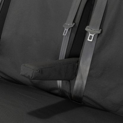 Picture of UK Custom Covers Vauxhall Vivaro Seat Covers Cotton-Backed PU (2014-2019) - Rear | SC189B