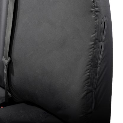Picture of UK Custom Covers Vauxhall Movano Seat Covers Cotton-Backed PU (2010-2022) - Front With Folding Middle Seat & No Split Passenger Base | SC236B