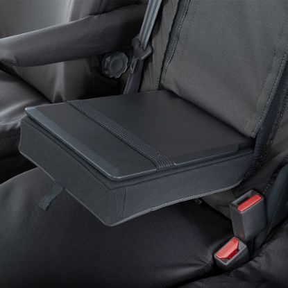 Picture of UK Custom Covers Vauxhall Vivaro Seat Covers Cotton-Backed PU (2019 Onwards) - Front Single/Double Split Passenger Base WITH Pull Down Tray | SC294B