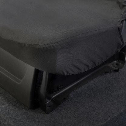 Picture of UK Custom Covers Vauxhall Vivaro Seat Covers Cotton-Backed PU (2014-2019) - Front Single/Double NO Split Passenger Seat | SC296B
