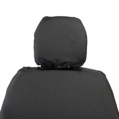 Picture of UK Custom Covers Vauxhall Vivaro Seat Covers Cotton-Backed PU (2014-2019) - Front Single/Double NO Split Passenger Seat | SC296B