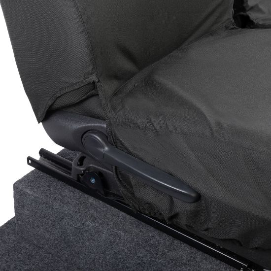 Picture of UK Custom Covers Vauxhall Vivaro Seat Covers Cotton-Backed PU (2014-2019) - Front Single/Double NO Split Passenger Seat | SC296B
