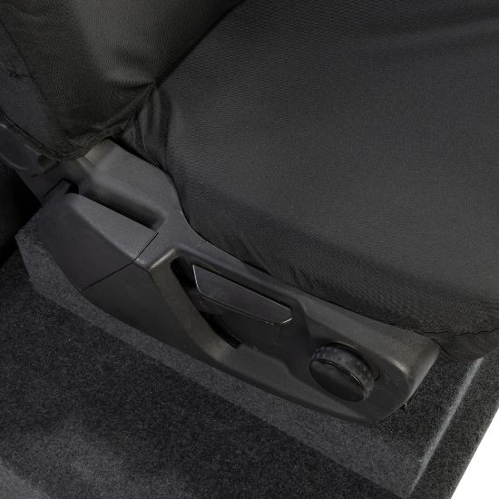 Picture of UK Custom Covers Ford Transit Custom Seat Covers Cotton-Backed PU (2023+) - Front & Rear (5 Seats) - Black | SC336B-131B