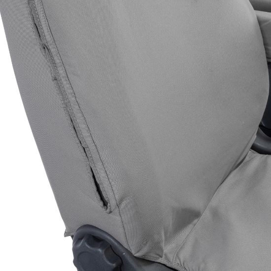 Picture of UK Custom Covers Ford Transit Custom Seat Covers Cotton-Backed PU (2023+) - Front (single/single) - Grey | SC336G
