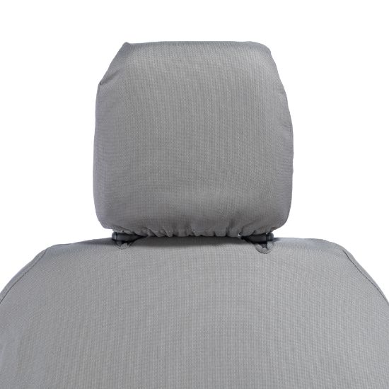 Picture of UK Custom Covers Ford Transit Custom Seat Covers Cotton-Backed PU (2023+) - Front (single/single) - Grey | SC336G