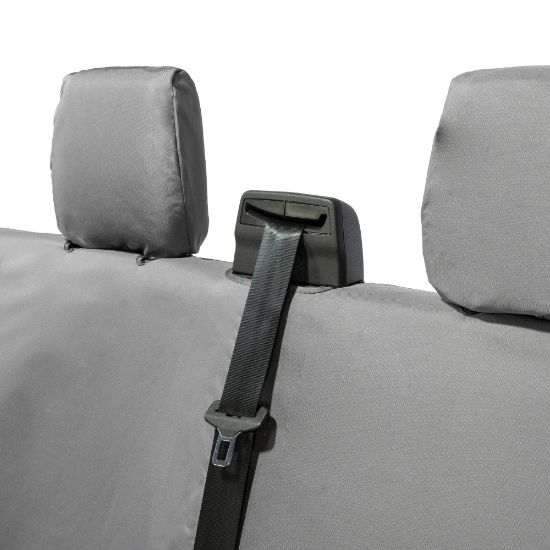 Picture of UK Custom Covers Ford Transit Custom Seat Covers Cotton-Backed PU (2023+) - Front & Rear (5 seats) - Grey | SC336G-131G