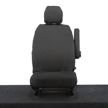 Picture of UK Custom Covers Vauxhall Vivaro Seat Covers Cotton-Backed PU (2014-2019) - Driver Only | SC399B