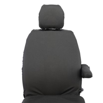 Picture of UK Custom Covers Vauxhall Vivaro Seat Covers Cotton-Backed PU (2014-2019) - Driver Only | SC399B