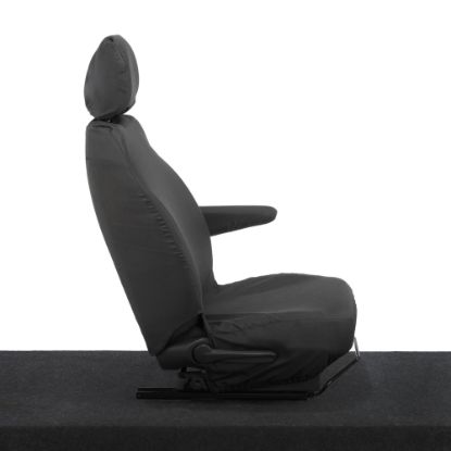 Picture of UK Custom Covers Vauxhall Vivaro Seat Covers Cotton-Backed PU (2014-2019) - Driver Only | SC399B