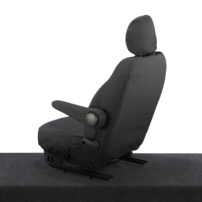 Picture of UK Custom Covers Vauxhall Vivaro Seat Covers Cotton-Backed PU (2014-2019) - Driver Only | SC399B