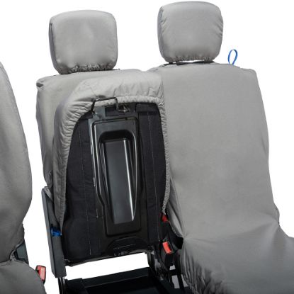 Picture of UK Custom Covers Toyota Proace City Front Seat Covers Cotton-Backed PU (2019 Onwards) - Grey | SC403G