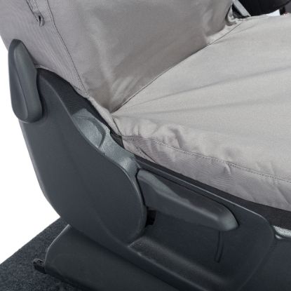 Picture of UK Custom Covers Toyota Proace City Front Seat Covers Cotton-Backed PU (2019 Onwards) - Grey | SC403G