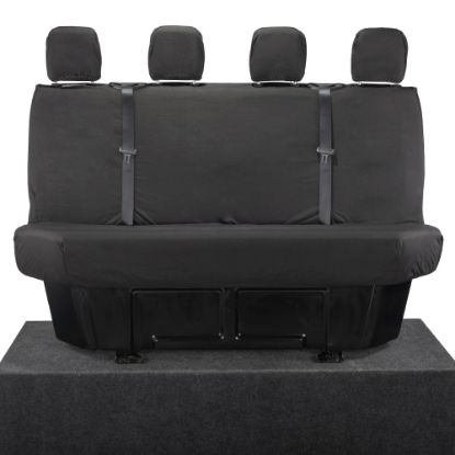 UK Custom Covers Vauxhall Movano Seat Covers Cotton-Backed PU (2010-2022) - Rear