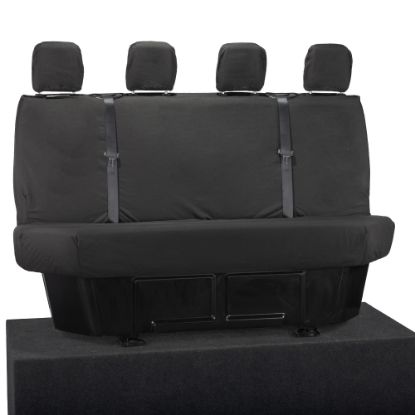 Picture of UK Custom Covers Vauxhall Movano Seat Covers Cotton-Backed PU (2010-2022) - Rear | SC416B