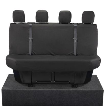 Picture of UK Custom Covers Vauxhall Movano Seat Covers Cotton-Backed PU (2010-2022) - Rear | SC416B