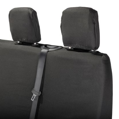Picture of UK Custom Covers Vauxhall Movano Seat Covers Cotton-Backed PU (2010-2022) - Rear | SC416B